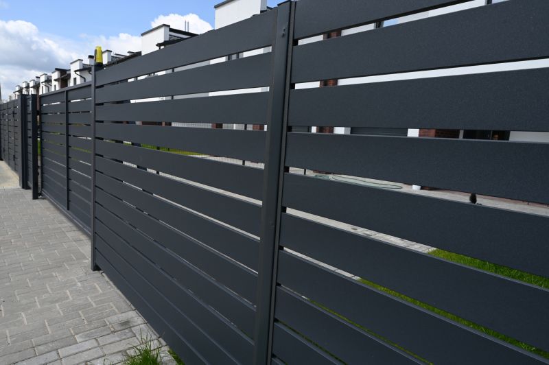 Chain Link with Privacy Slats
