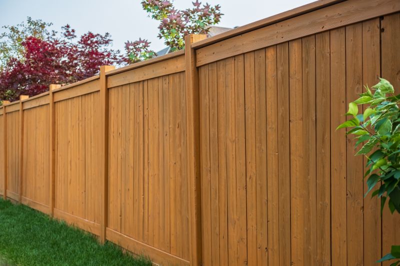 Completed Wood Fence